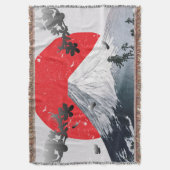 さくらんぼ山富士ジャパン スローブランケット (正面縦)