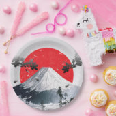 さくらんぼ山富士ジャパン ペーパープレート (パーティー)