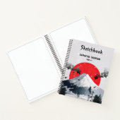 さくらんぼ山富士ジャパンSketchbook ノートブック (内部)