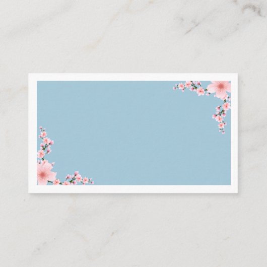 さくらんぼ性別表示カード エンクロージャーカード (裏面)