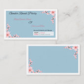 さくらんぼ性別表示カード エンクロージャーカード (正面/裏面)