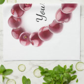 さくらんぼ愛 キッチンタオル (折り畳み)