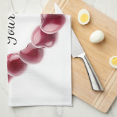 さくらんぼ愛 キッチンタオル (四つ折り)