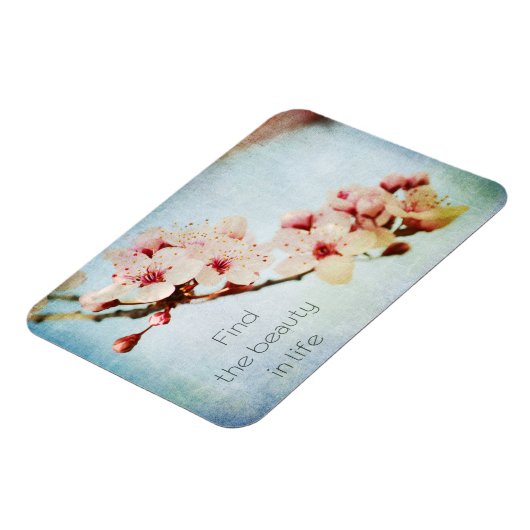 さくらんぼ感動的ブロッサムツリーサーチ美しい マグネット (左側)