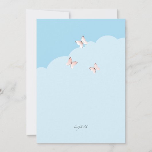 さくらんぼ招待状 招待状 (裏面)