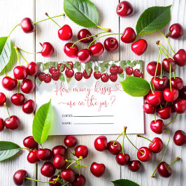 さくらんぼ数キスブライダルゲーム エンクロージャーカード