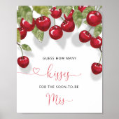 さくらんぼ数キスブライダルシャワー ポスター (正面)