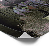 さくらんぼ日本のの花壇 ポスター (角)