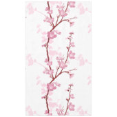 さくらんぼ日本のの花、穏やかなピンクのガーリー花。 テーブルクロス (正面)