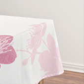 さくらんぼ日本のの花、穏やかなピンクのガーリー花。 テーブルクロス (インサイチュ)