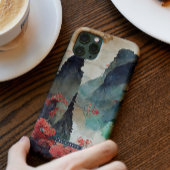 さくらんぼ日本のフラズマウンテンフォレストモノグラム Case-Mate iPhoneケース