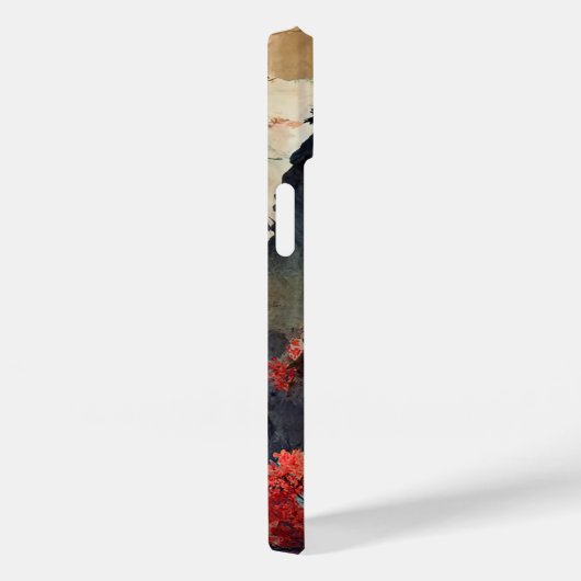 さくらんぼ日本のフラズマウンテンフォレストモノグラム Case-Mate iPhoneケース (裏面 / 右)