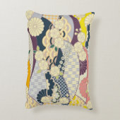 さくらんぼ日本のフローラ赤白 アクセントクッション (裏面(縦))