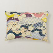 さくらんぼ日本のフローラ赤白 アクセントクッション (裏面)