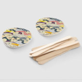 さくらんぼ日本のフローラ赤白 ハンドファン (組立なし)