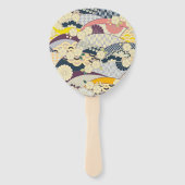 さくらんぼ日本のフローラ赤白 ハンドファン (正面)