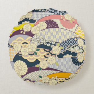 さくらんぼ日本のフローラ赤白 ラウンドクッション