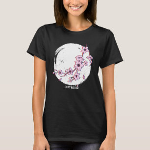 さくらんぼ日本のブロッサムエステティックベイパウエーブオタク Tシャツ
