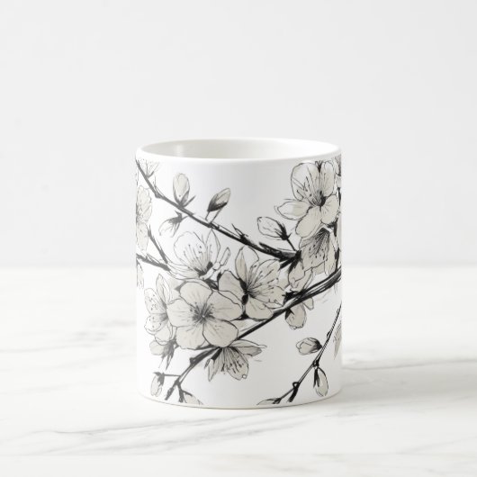 さくらんぼ日本のブロッサム桜MAG3 コーヒーマグカップ (中央)