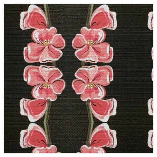 さくらんぼ日本の花布 ファブリック (見本)