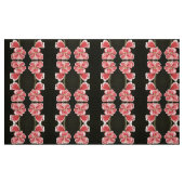 さくらんぼ日本の花布 ファブリック (ファットクウォーター)