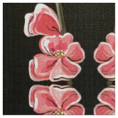 さくらんぼ日本の花布 ファブリック (クローズアップ)