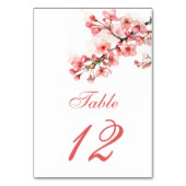 さくらんぼ春の結婚式 テーブルナンバー (正面)