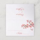 さくらんぼ春の結婚式 プレイスカード (外部開封)