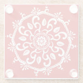 さくらんぼ曼荼羅 ガラスコースター (裏面)