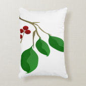 さくらんぼ月桂樹 アクセントクッション (正面(垂直))