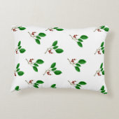 さくらんぼ月桂樹 アクセントクッション (裏面)