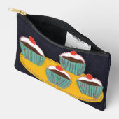 さくらんぼ束 アクセサリーポーチ (見開き)