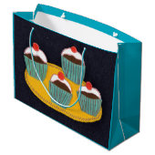 さくらんぼ束 ラージペーパーバッグ (裏面アングル)