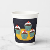 さくらんぼ束 紙コップ (裏面)