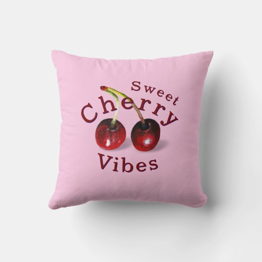 さくらんぼ枕 クッション (裏面)