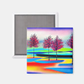 さくらんぼ林 マグネット (正面/裏面)