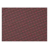 さくらんぼ果実オン黒 テーブルクロス (正面(横))