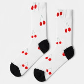 さくらんぼ果実模様 ソックス (左)