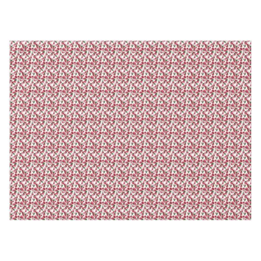 さくらんぼ果実模様 テーブルクロス (正面(横))