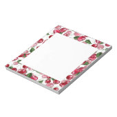 さくらんぼ果実模様 ノートパッド (回転)