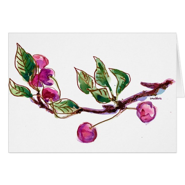 さくらんぼ枝 (正面横)