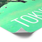 さくらんぼ桜東京日本旅行プリント ポスター (角)