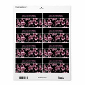 さくらんぼ桜 ラベル (フルシート)