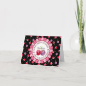 さくらんぼ水彩誕生日 カード (正面)