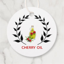 さくらんぼ油ボトル自家製料理製品