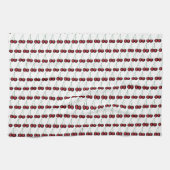 さくらんぼ熟した赤さくらんぼサマーフルーツプリント キッチンタオル (横)