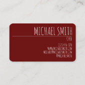 さくらんぼ熟した赤さくらんぼフルーツシェフホームメイドジャム 名刺 (裏面)