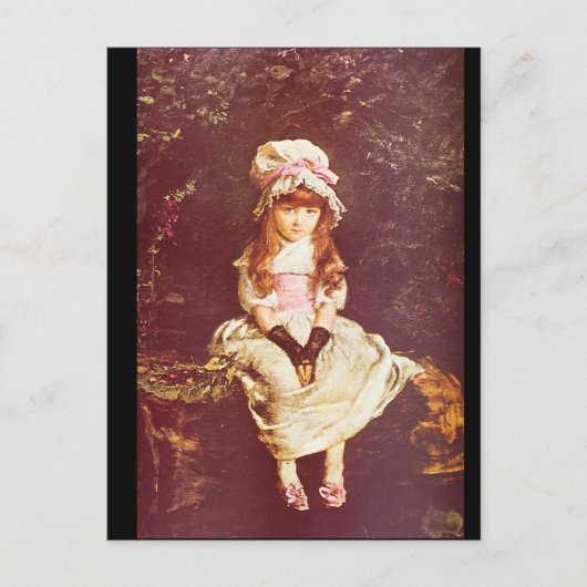 さくらんぼ熟', Sir John Everett_ポートレート ポストカード (正面)