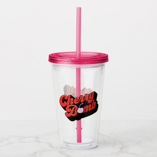 さくらんぼ爆弾アクリルタンブラー アクリルタンブラー (正面)