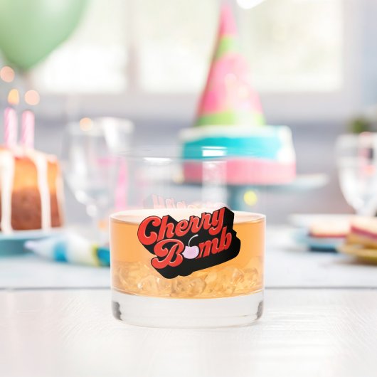 さくらんぼ爆弾ウイスキーグラス ウイスキーグラス (インサイチュ (バースデー))